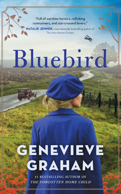 Book cover for "Bluebird" by Genevieve Graham.