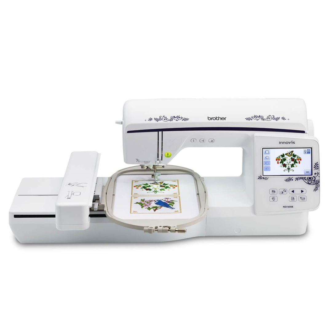 A Brother digital embroidery machine