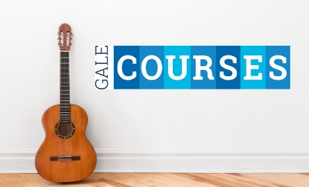 guitar in an empty room